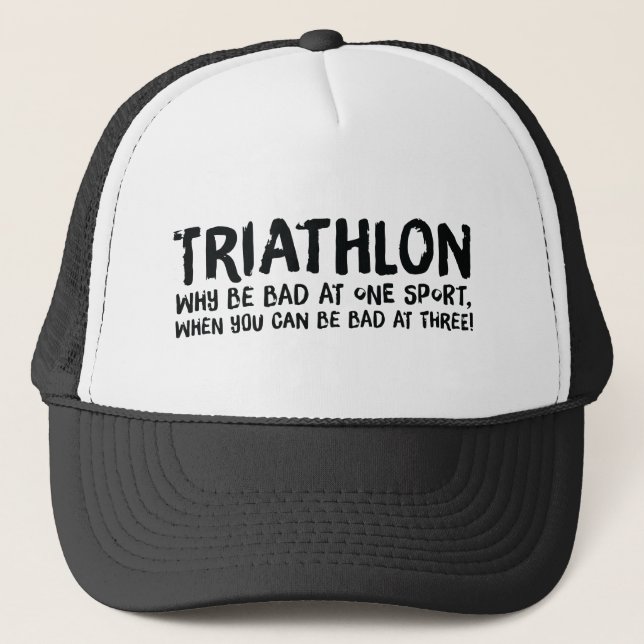 En underbar Triathlon-gåva till din vän eller fami Keps (Framsida)