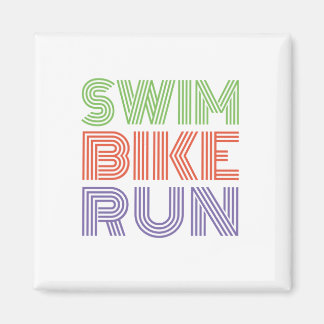 En underbar Triathlon-gåva till din vän eller fami Magnet