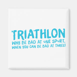 En underbar Triathlon-gåva till din vän eller fami Magnet
