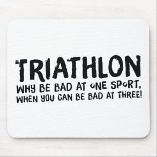 En underbar Triathlon-gåva till din vän eller fami Musmatta