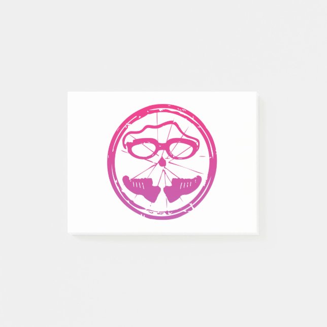 En underbar Triathlon-gåva till din vän eller fami Post-it Block (Framsida)