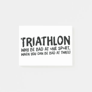En underbar Triathlon-gåva till din vän eller fami Post-it Block