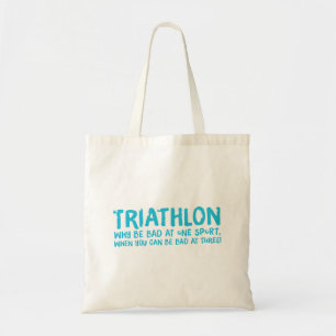 En underbar Triathlon-gåva till din vän eller fami Tygkasse