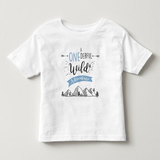 En underbar vild äventyrs-T-shirt för småbarn T Shirt (Framsida)