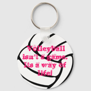 En underbar volleybollnyckelkedja nyckelring