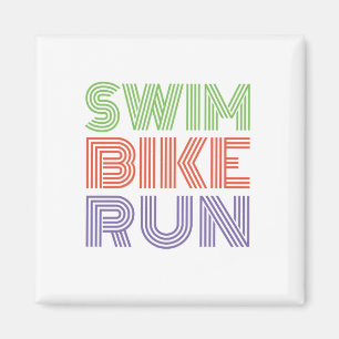 En underbarare Triathlongåva till din vän eller Magnet