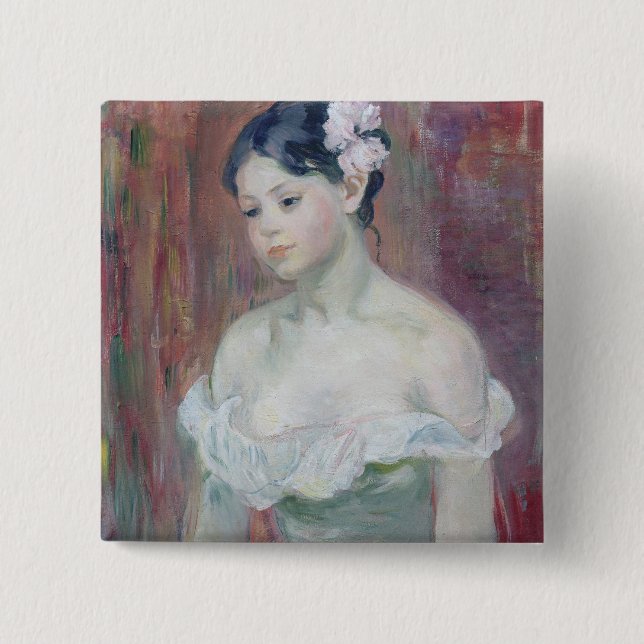 En ung flicka, 1893 knapp (Framsida)