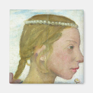 En ung flicka magnet