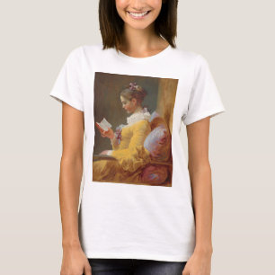 En ung flickaläsning, avläsaren av J. Fragonard Tee