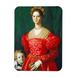 En ung kvinna och henne pys, c.1540 magnet