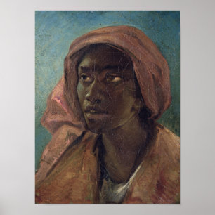 En ung neger- kvinna poster