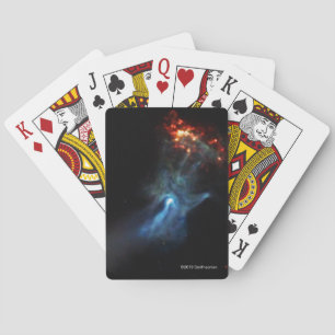 En ung Pulsar visar att dess räcker Casinokort