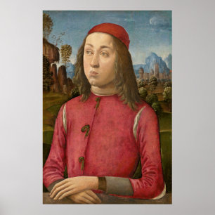 En ungdom - Domenico del Mazziere Fina konstaffisc Poster