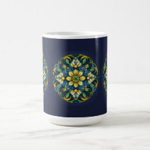 💚💙💛 En unik Azulejo-elegans: Midnatts trädgård