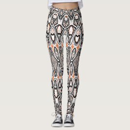 En unik flerfärgad "Ratti_Creative_Arts" Leggings