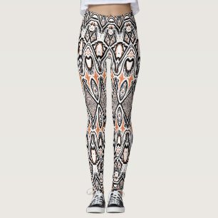 En unik flerfärgad "Ratti_Creative_Arts" Leggings