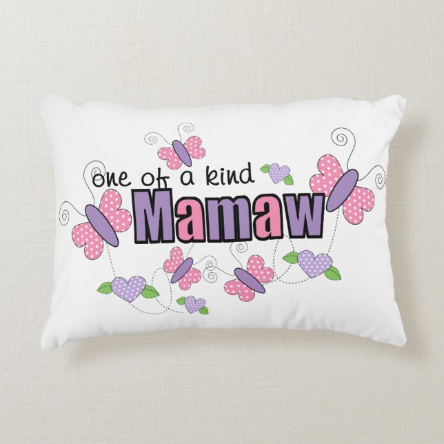 En Unik Mamaw Prydnadskudde (Framsidan)