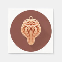 En unik Mönster i Spaghetti Noodles