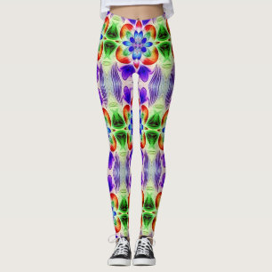 En unik söt multifärgad "Ratti_Kreativ_Arts" Leggings