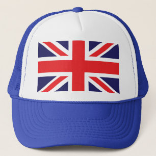En Union Jack flagga. Keps