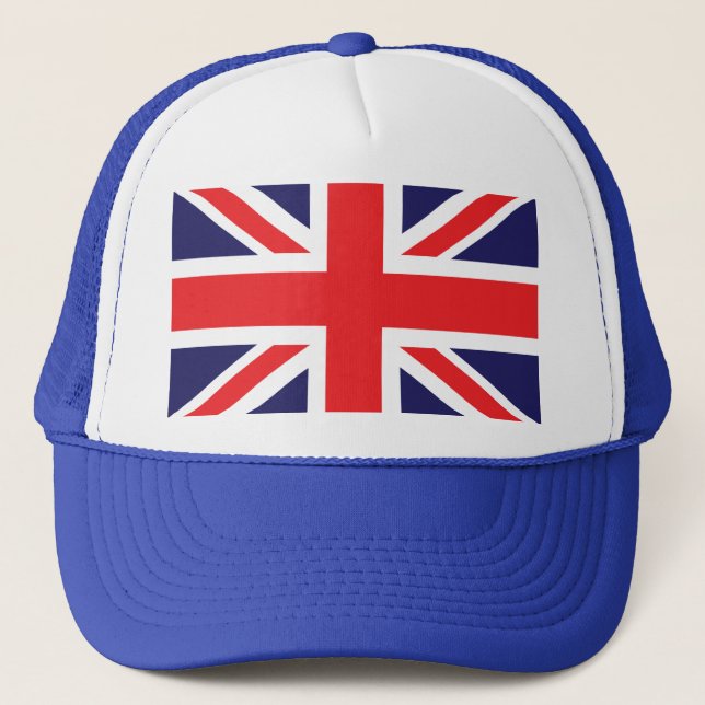 En Union Jack flagga. Keps (Framsida)