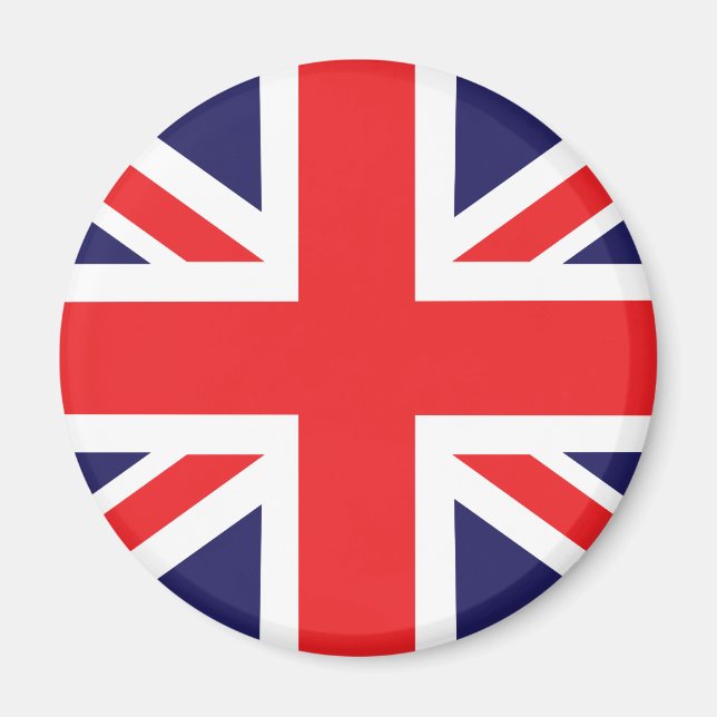 En Union Jack flagga. Magnet (Framsidan)