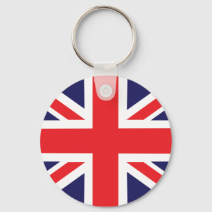 En Union Jack flagga. Nyckelring