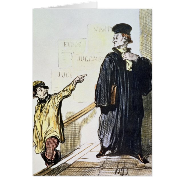 En Unsatisfied beställare Hälsningskort (Framsidan)