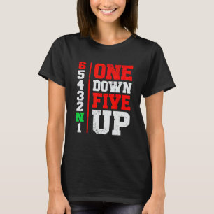 En upp-5-uppåtriktad manuell transmissionshandbok t shirt