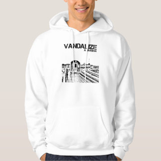 En uppdelning Hoody Munkjacka