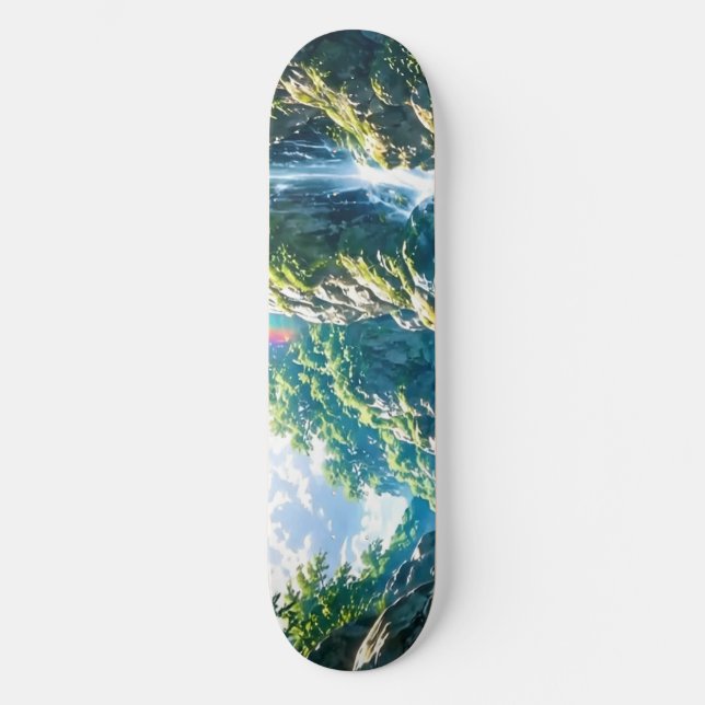 En Uppfriskande Melodi 032 Mini Skateboard Bräda 18,5 Cm (Framsida)