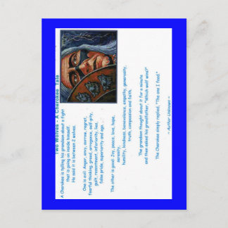 EN UPPGIFT PÅ 2 VARGAR VYKORT