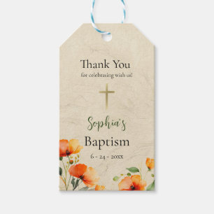 En upplyst livsortodoxt kristen baptism presentetikett