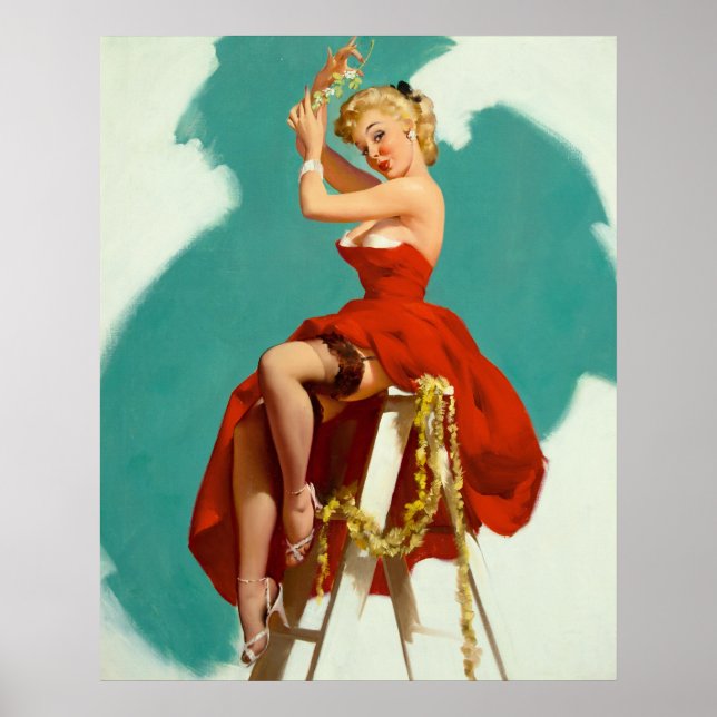 En uppsatt jobbartikel för flickor poster (Framsidan)