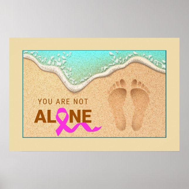 En uppsättning fotavtryck i Sand Poster (Framsidan)