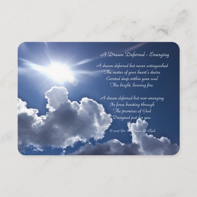 " En uppskjuten Dream - ny" 3x5-projektionsyta (Framsida)