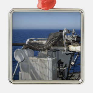 En US-marinartillerist kompis Julgransprydnad Metall