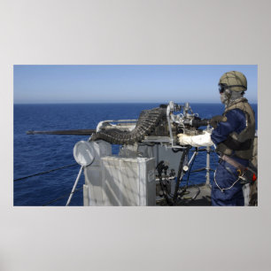 En US-marinartillerist kompis Poster