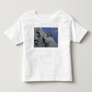 En US-sjöman avfyrar 50 en kaliber M2HB T-shirt