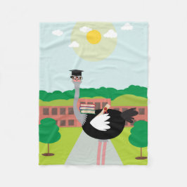 En utbildad struts fleecefilt