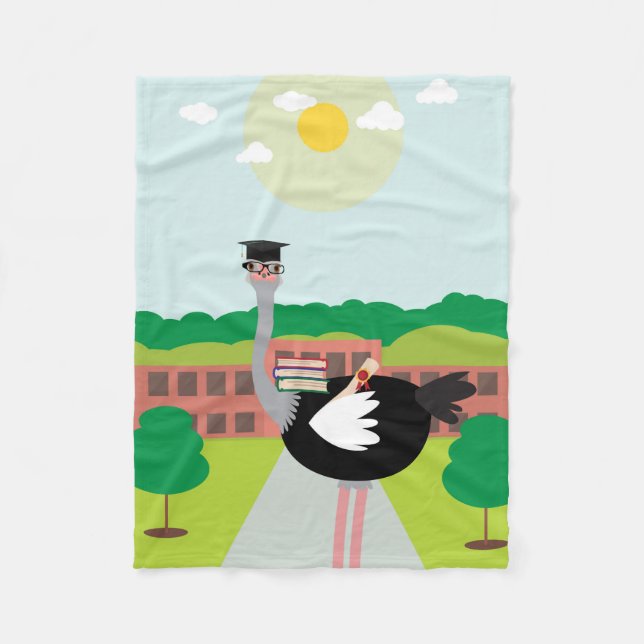 En utbildad struts fleecefilt (Framsidan)