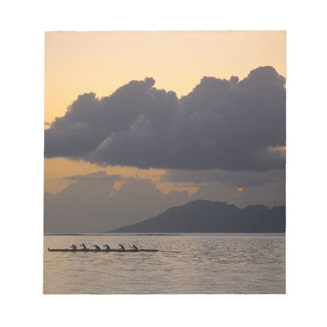 En utlösande kanotlagsmetod utanför kusten anteckningsblock (Framsida)