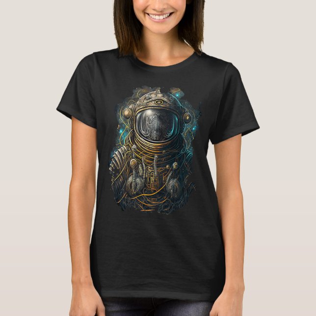 En utomjording på jorden t shirt (Framsida)