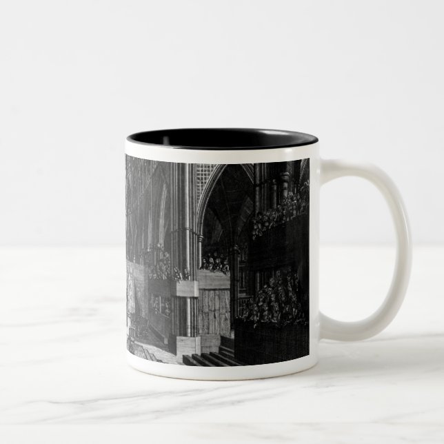 En utsikt av den inre college- kyrkan Två-Tonad mugg (Höger)