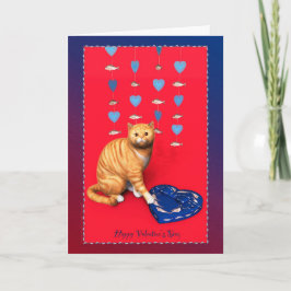 En utsökt gåva till hans Valentine Helgdag Card Helgkort