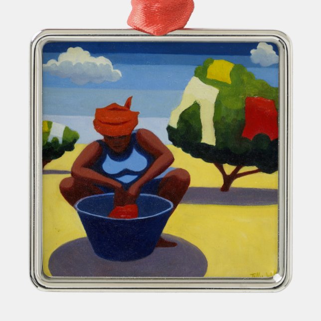 En uttorkningdag 2007 julgransprydnad metall (Framsidan)