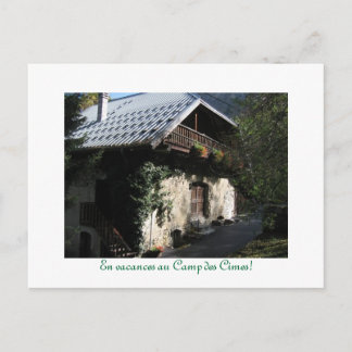 En vacances au Camp des Cimes! Vykort