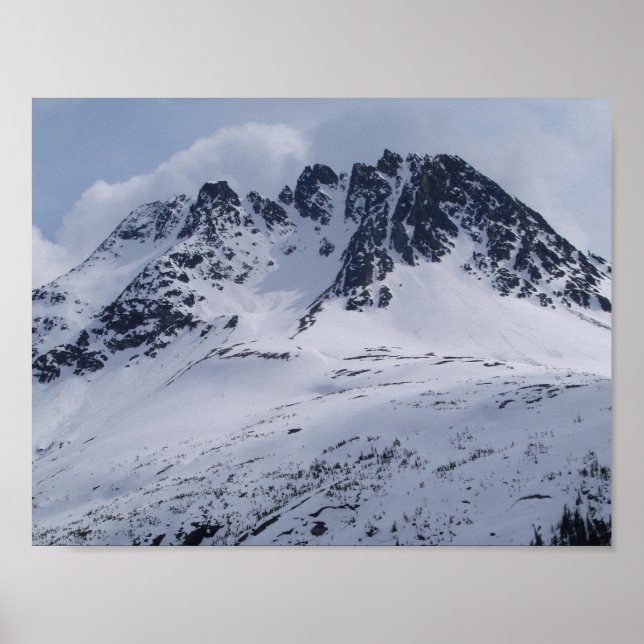 En vacker Alaska-bergsscen! Poster (Framsidan)