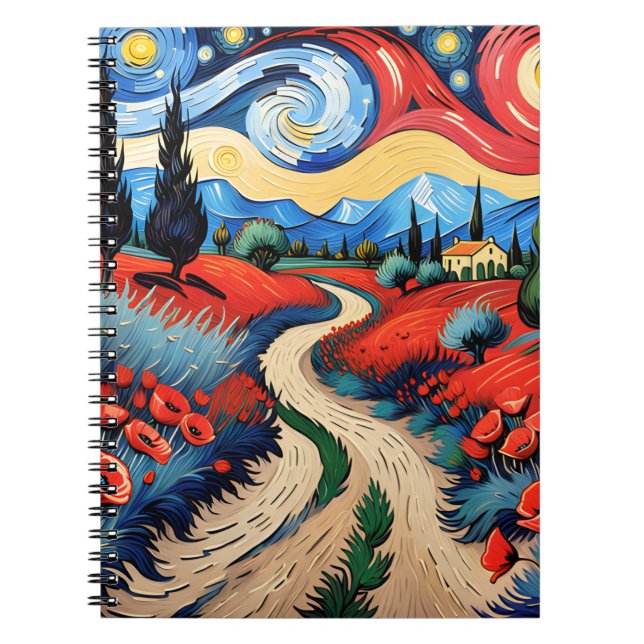 En vacker ängsmark anteckningsbok (Framsidan)