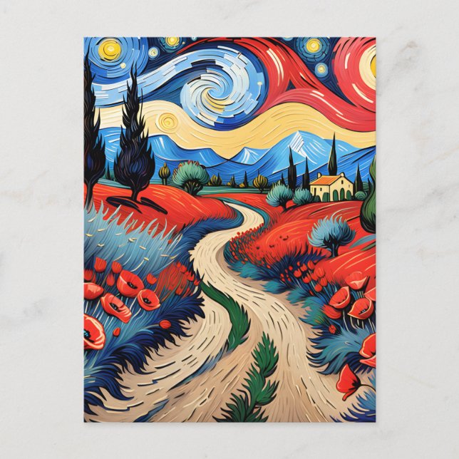 En vacker ängsmark vykort (Framsida)